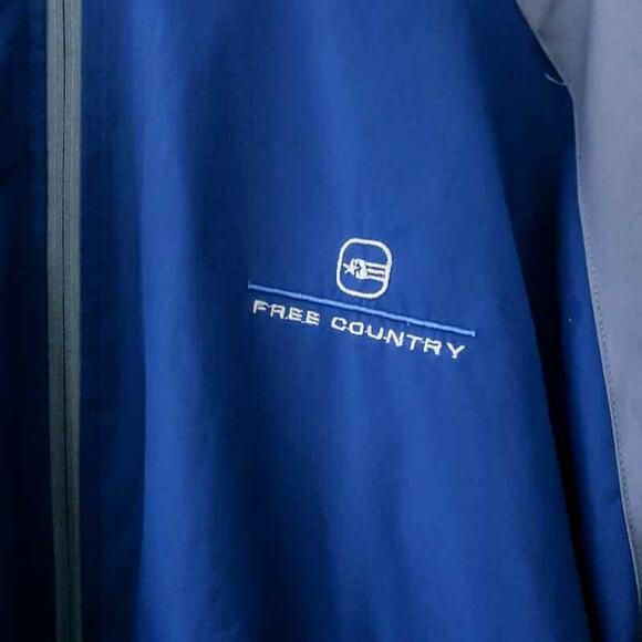 Free Country Windbreaker Jacket Hooded Soft Shell Men XXL Zip Up Pockets - Picture 3 of 7